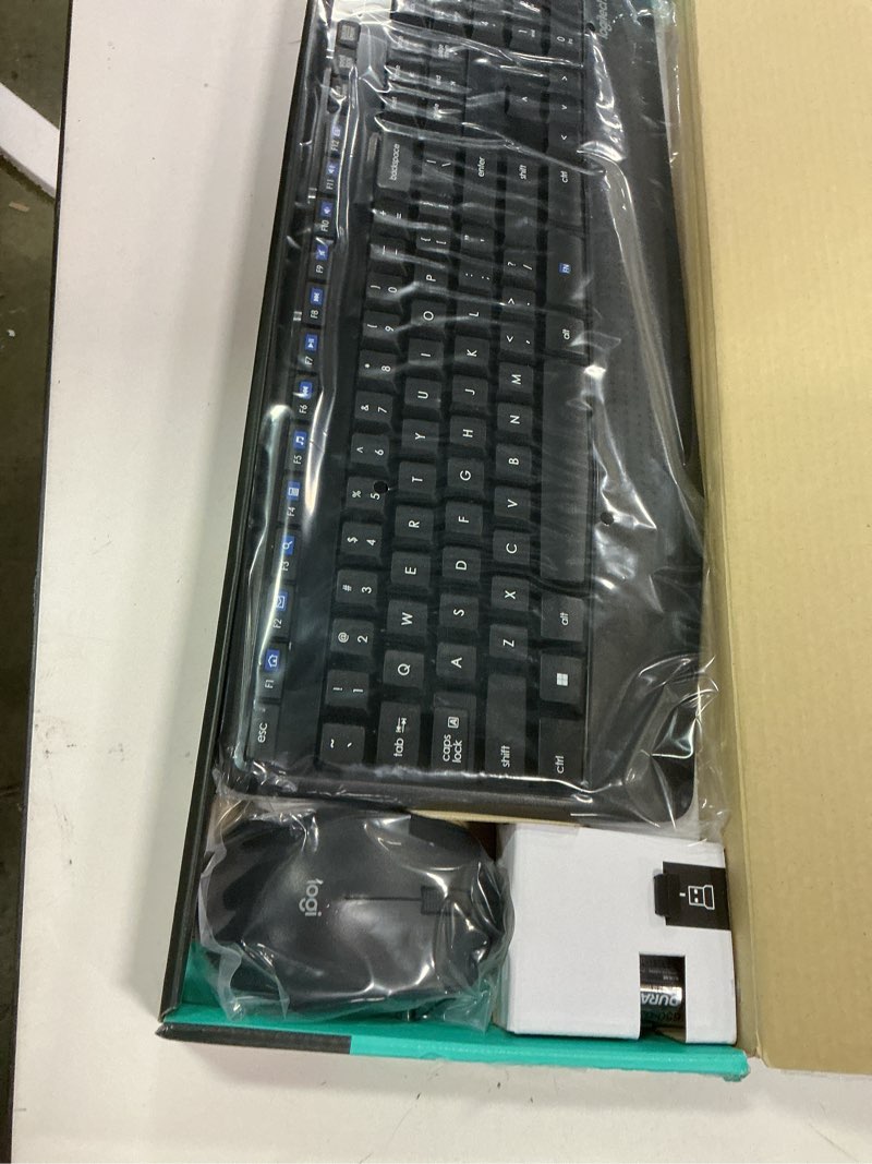 Condition photo showing New/Like New for Logitech MK345 Wireless Combo with Full-Size Keyboard and Right-Handed Mouse -