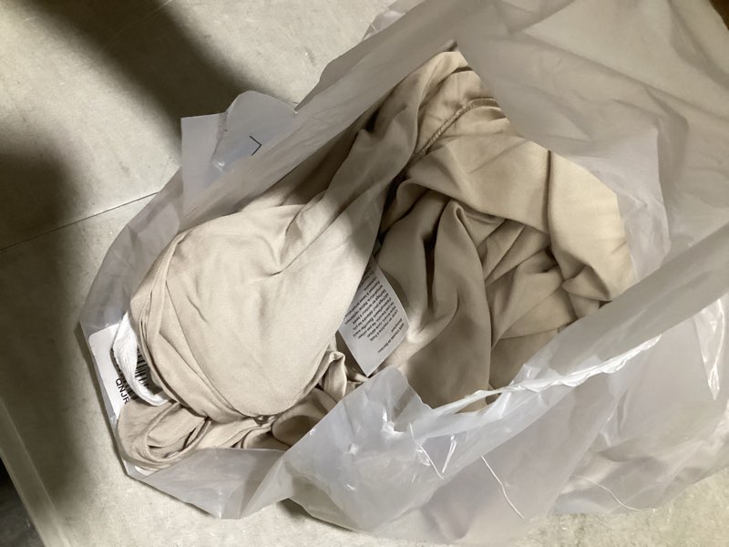 Condition photo showing Good Condition for bamboo duvet cover set, king/calking, sand