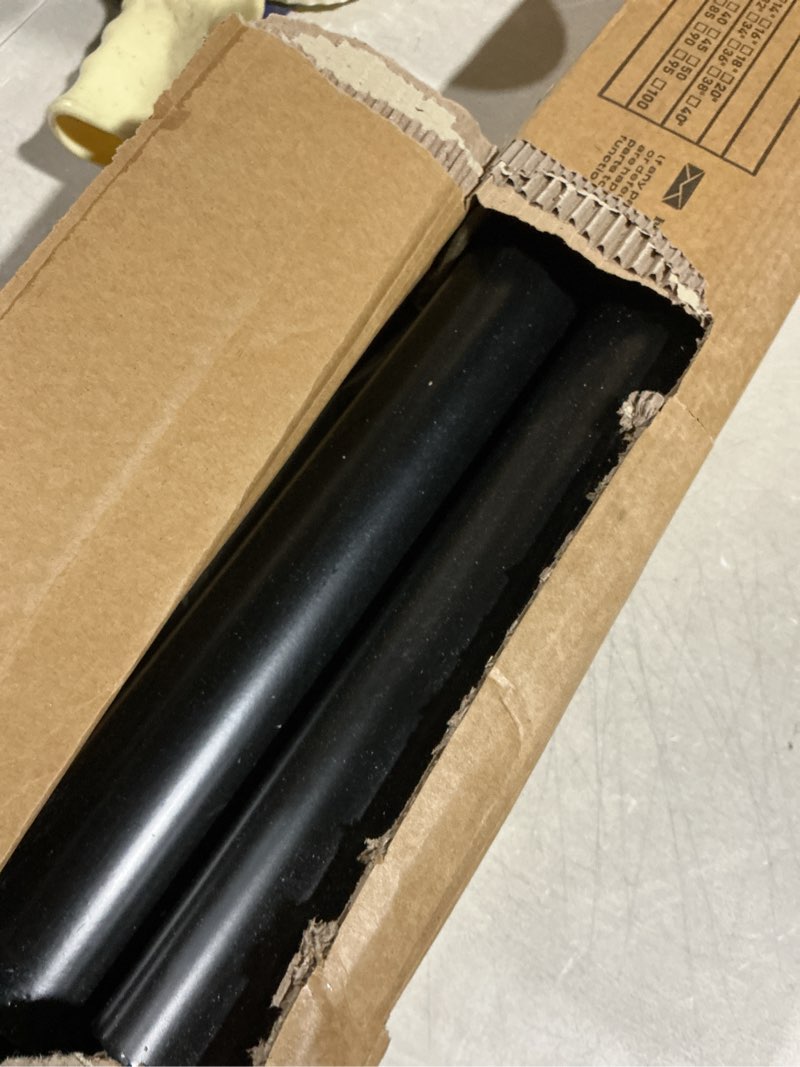 Condition photo showing As Is for qlly 32 inch adjustable tall metal desk legs, office table furniture leg set, set of 4 (black) 32 inch black