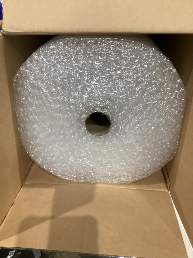 Condition photo showing Good Condition for uboxes bubble cushioning 24" wide wrap x 100' long medium bubbles 5/16",clear,bubbmed24100
