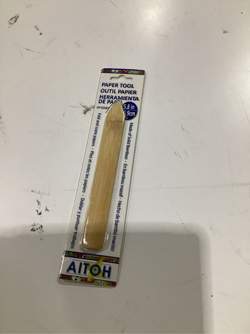 Condition photo showing New/Like New for aitoh bamboo paper tool medium, brown packs of 3