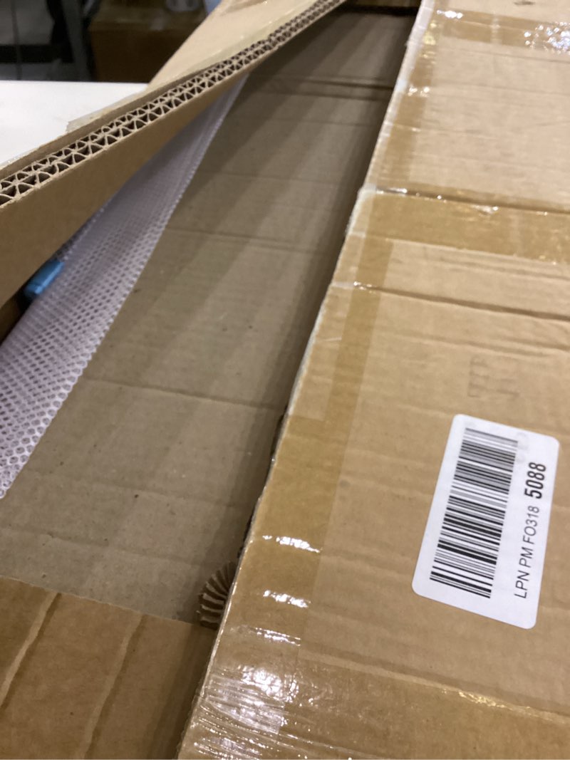 Condition photo showing New/Like New for Trampoline for Kids, 5 FT Indoor & Outdoor Toddler Trampoline with Safety Enclosure Net, Birthday Gifts for Kids, Gifts for Boy and Girl, Age 3-8 Orange-Black