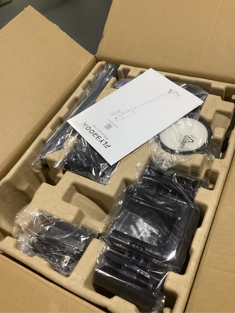 Condition photo showing Good Condition for Cordless Vacuum Cleaner, 650W 48KPa Vacuum Cleaners for Home, Self-Standing Stick Vacuums with LED Display, Anti-Tangle, Lightweight, Stick Vacuum Rechargeable for Pet Hair Carpet Floor Purple