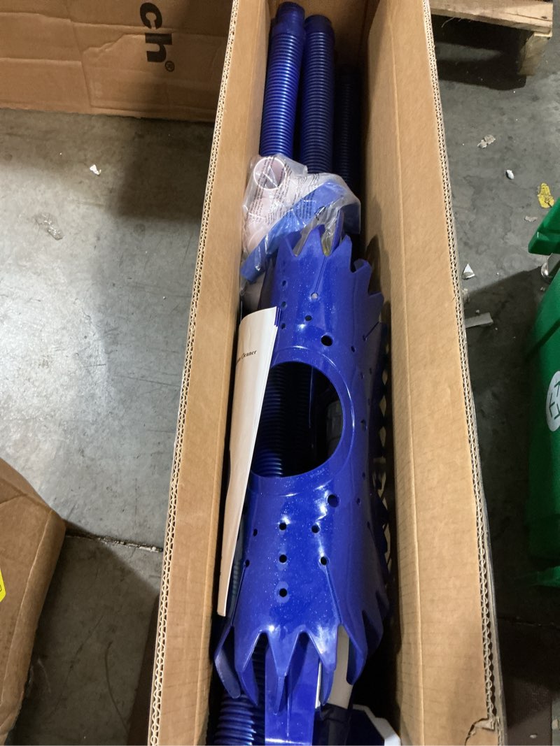 Condition photo showing Good Condition for vingli pool vacuum cleaner automatic sweeper swimming pool creepy crawler vacuum with 33ft hoses (navy blue&white)