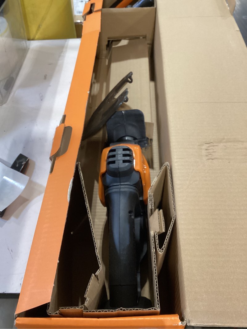 Condition photo showing Good Condition for worx 22" cordless hedge trimmer, electric hedge trimmer with dual-action blades, lightweight bush trimmer with 5.5 lbs, battery & charger included, wg261 22" 20v hedge trimmer w/(1)2.0ah battery