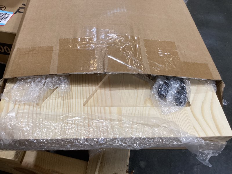 Condition photo showing Good Condition for sintuff 2 sets 12'' w x 24'' h unfinished kitchen cabinet door replacement with hinges and handles, shaker cabinet doors front replacement for kitchen bathroom vanity closet 12 x 24 x 0.79 inches