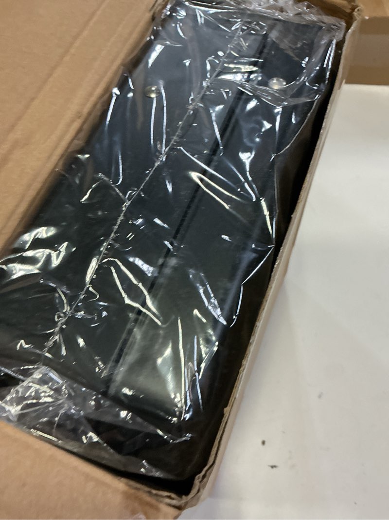 Condition photo showing New/Like New for cash box with key lock and money tray, metal money box for cash register, large cash lock box for money safe with 100pcs coin wrappers assorted