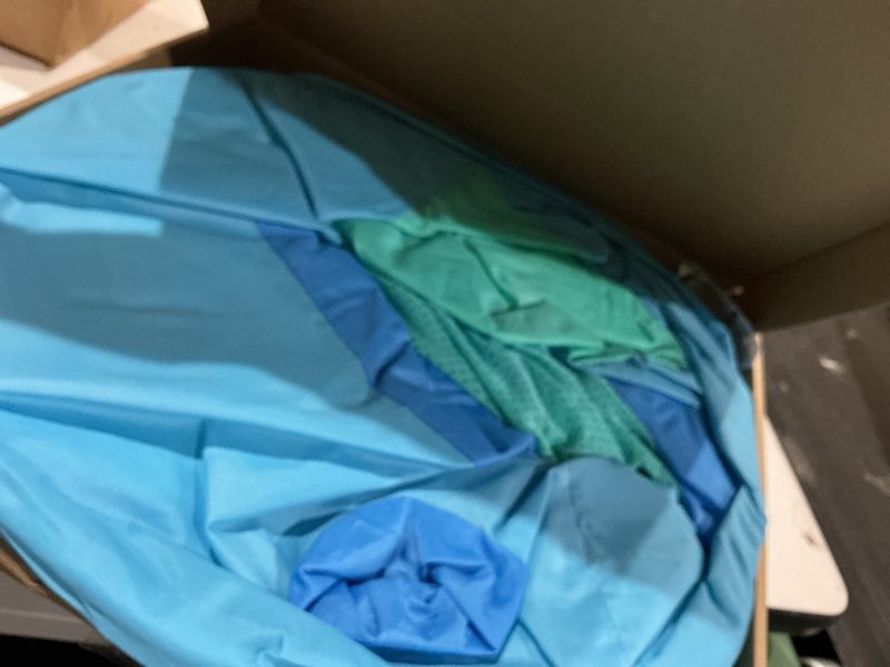 Condition photo showing Good Condition for swimways spring float premium recliner pool lounger, inflatable pool floats for adults with fast inflation, for ages 15 & up blue recliner (new version)