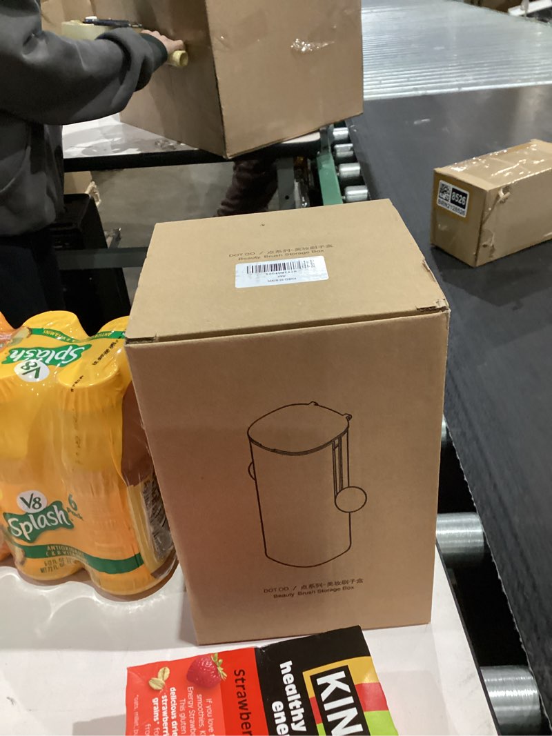 Condition photo showing New/Like New for 2026 Upgraded Automatic-Lift Makeup Brush Holder, Makeup Organizer with Dustproof & Leakproof Design, Four-slot Make up Brushes Cup for Eyebrow Pencil, Nail Polish, Lip Gloss