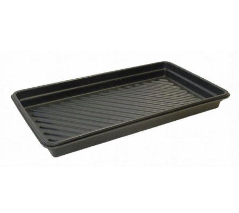 UltraTech 1032 Polyethylene Ultra-Utility Tray, 24 Gallon Capacity, 52-1/4" Length x 28-1/4" Width x 5" Height, Black