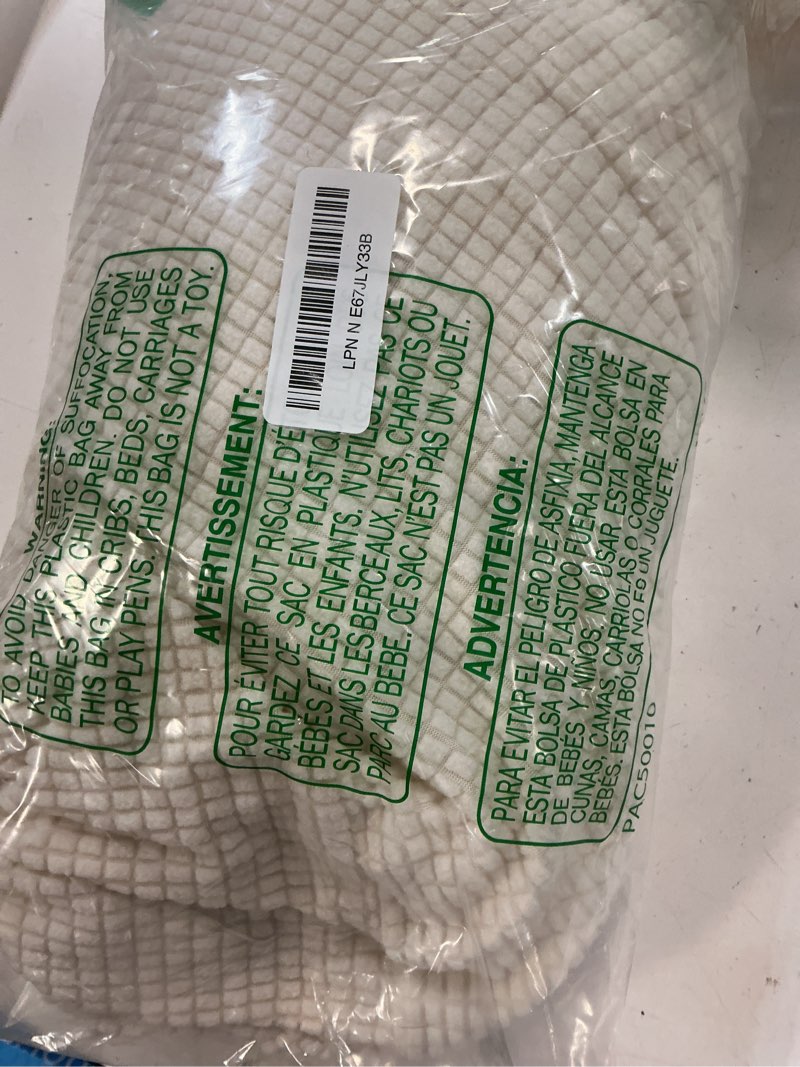Condition photo showing Good Condition for h.versailtex super stretch individual seat cushion covers sofa covers couch cushion covers slipcover sets thick jacquard textured twill fabric (1 piece loveseat cushion cover, ivory) ivory 1 cushion loveseat