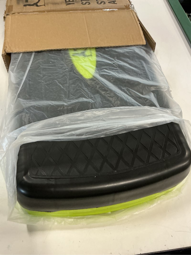 Condition photo showing Good Condition for tone fitness compact aerobic step platform | exercise step black/yellow