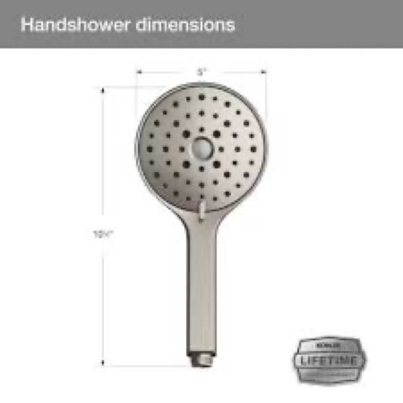 Raindet 3 in 1 multifunction shower system