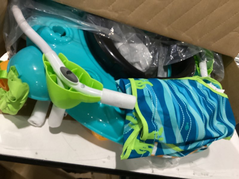 Condition photo showing New/Like New for Bright Starts Disney Baby Finding Nemo Sea of Activities Baby Activity Center Jumper with Interactive Toys, Lights, Songs & Sounds, 6-12 Months (Blue)
