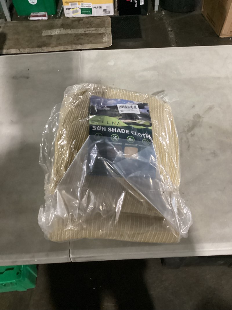 Condition photo showing Good Condition for shade cloth for garden 20x20ft, 40% sunblock mesh tarp & outdoor sun shade with grommets, sun shade outdoor cover, plant covers freeze protection for greenhouse, kennel, lawn, patio 20*20ft 40blank