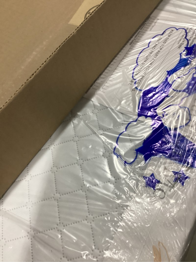 Condition photo showing Good Condition for Dream On Me Holly 3” Mini/Portable Crib Mattress, Greenguard Gold & JPMA Certified, Fits Portable & Mini Cribs, Lightweight Fiber Core, Waterproof Vinyl Cover (38"x24"x3")