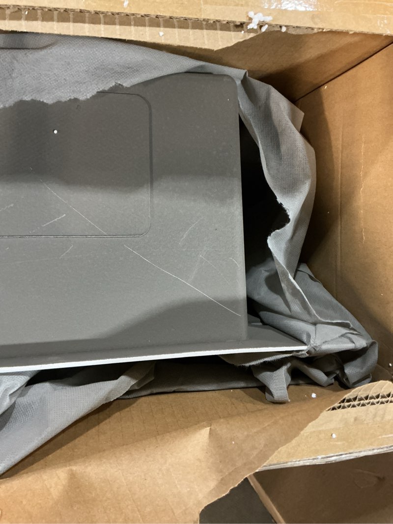 Condition photo showing Good Condition for 26.8 inch White Smart Digital Display Waterfall Sink, 304 Stainless Steel Modern Kitchen Sink with 5 Water Outlet Modes, Waterfall Pull-Out Faucet, Cup Washers and Accessory Set White JU (digital display) 26.8" x 18"