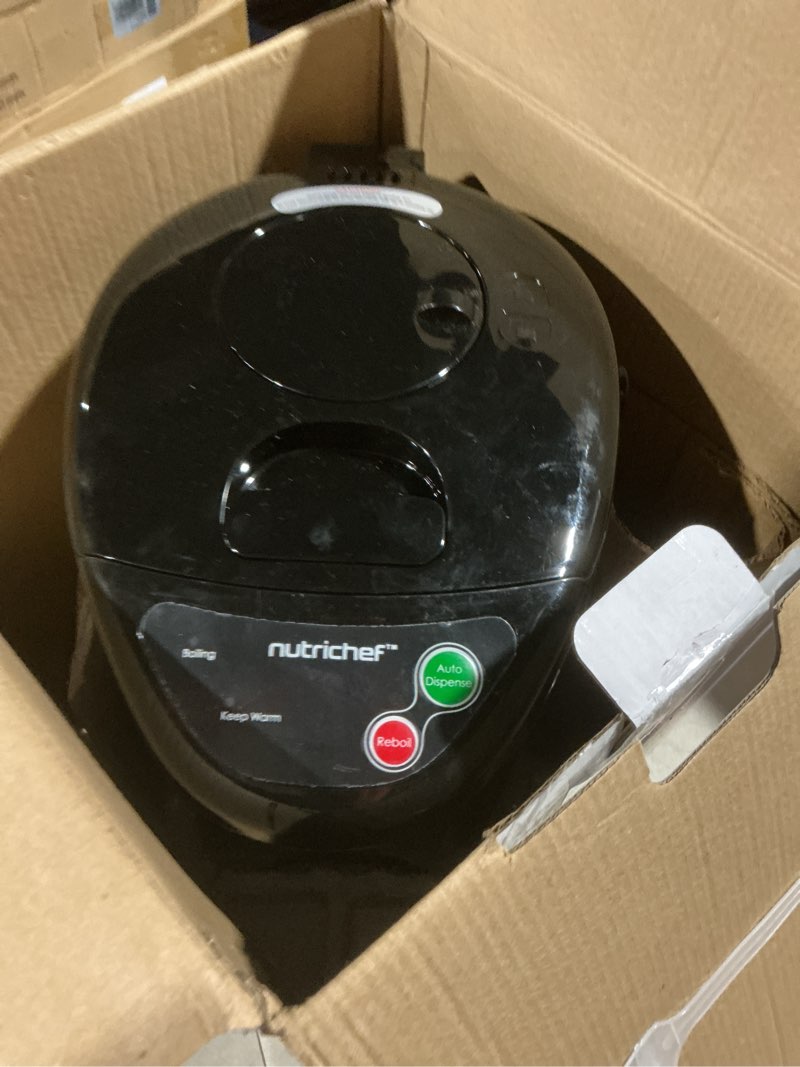 Condition photo showing As Is for nutrichef hot water urn pot insulated stainless steel,auto & manual dispense,auto boiler,safety lock shutoff 3.38 qt /3.2l - auto boiler shut off - pkwk43 3.4 quarts