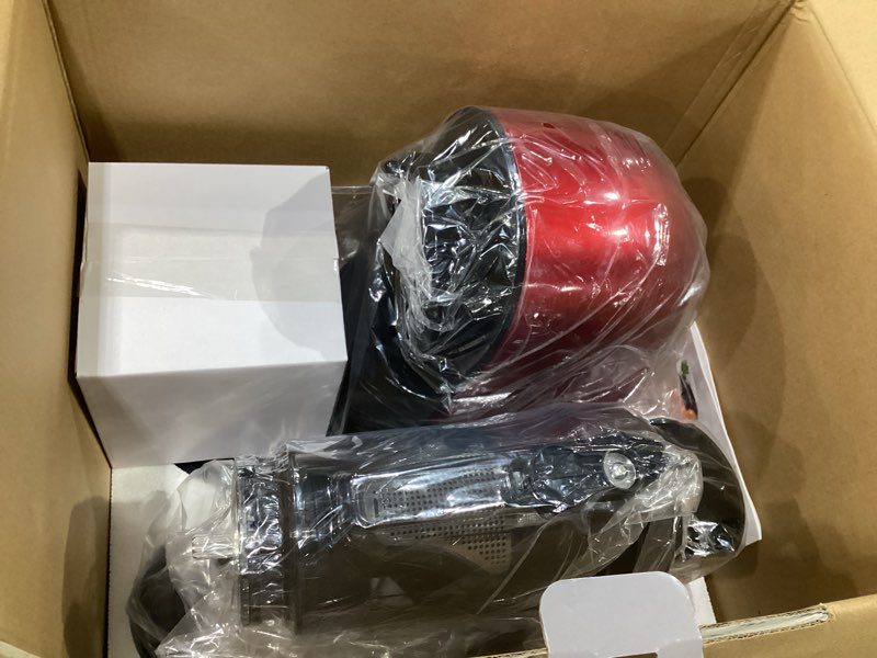 Condition photo showing As Is for Fretta Cold Press Juicer,Masticating Slow Juicer, 3'' Large Feeding Chute fit Whole Fruits and Vegetable,High Juice Yield,BPA Free, Easy to Clean, Red Juicer, Ideal Gift for Family Member and Friends