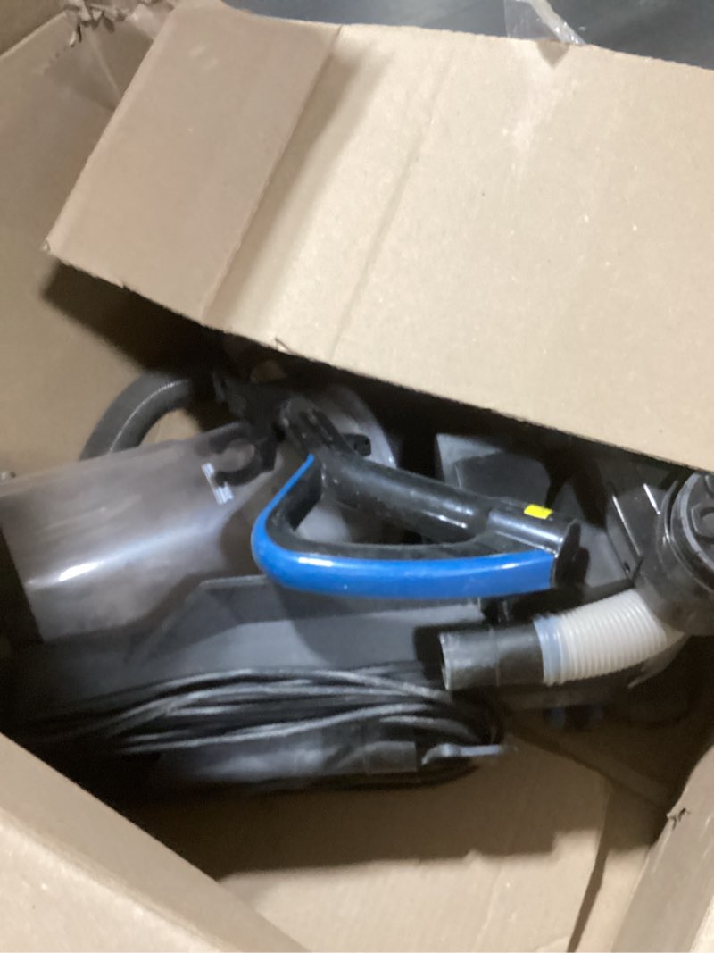 Condition photo showing As Is for Eureka PowerSpeed Lightweight Upright Vacuum Cleaner for Carpet and Hard Floor, Powerful Bagless Upright Vacuum Cleaner for Home Pets, NEU181A, Blue Blue NEU181A with Pet Tool