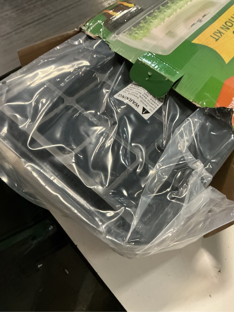 Condition photo showing New/Like New for iPower Heating Seed Starter Germination Kit Seedling Propagation Tray with Heater and 5in Vented Humidity Dome, 1-Pack, Black&Transparent 1-Pack Heat Tray