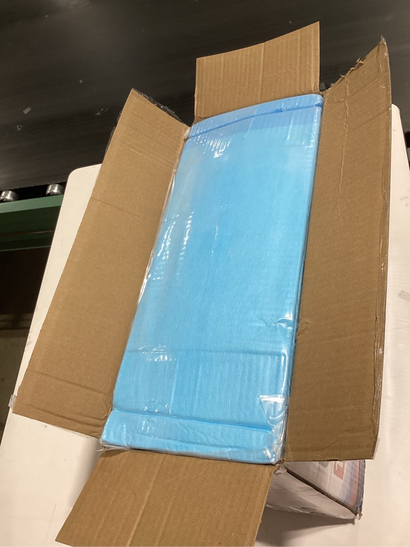 Condition photo showing Good Condition for biggmed tear-resistant disposable bed pads 30" x 36" 100 count absorbent underpads, chux thicker extra large incontinence bed pads, pee pads for adults, kids, elderly, pets 30"x36"-100count-tear-resistant