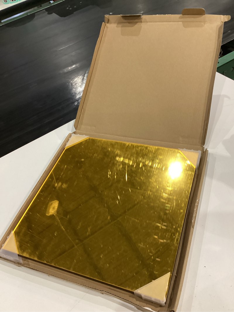 Condition photo showing Good Condition for 5pack mirror acrylic sheets, 12" x 12" opaque glossy mirror plastic sheet with 1/8 inch?3mm? thickness, rigid tinted mirror acrylic for cutting, sawing, laser cutting and engraving (12x12, gold, 5) 12x12" gold 5