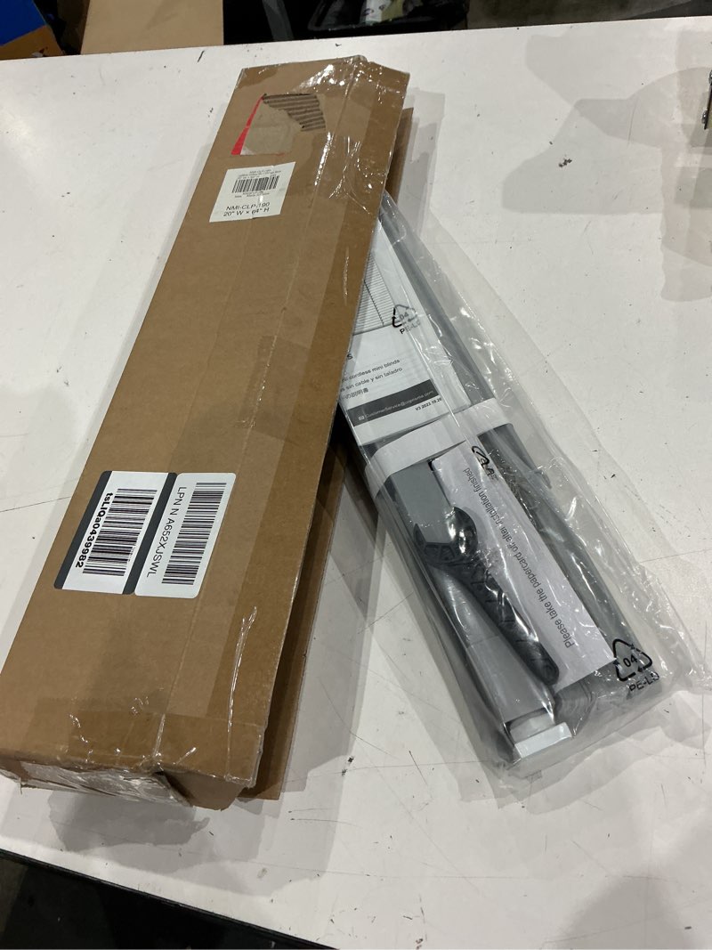 Condition photo showing Good Condition for lazblinds no drill 1" vinyl mini blinds, 20" w x 48" h, grey | cordless tool free blinds for windows, light filtering horizontal window blinds & shades