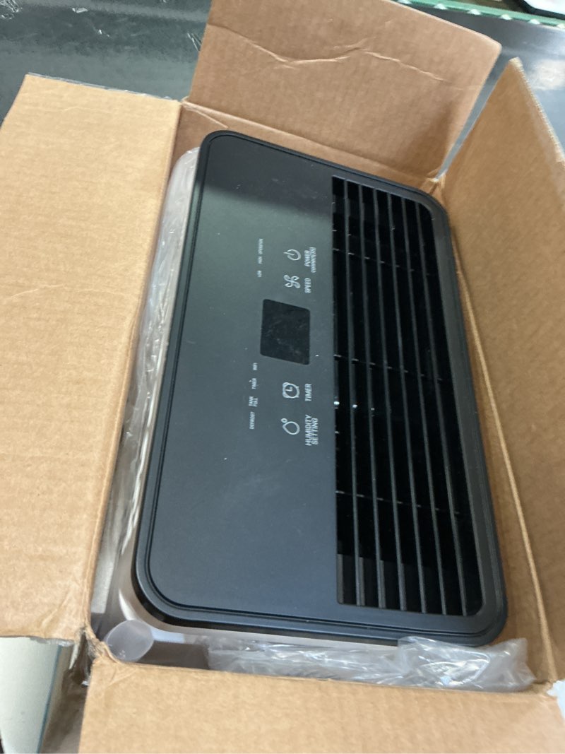 Condition photo showing As Is for Candy 2000 Sq.Ft Dehumidifiers for Home, 34 Pints Portable Dehumidifier With Continuous/Auto/User Mode,0.66 Gal Tank,Dehumidifier for Basement,Bedroom,Bathroom,Smart Control with Drian Hose