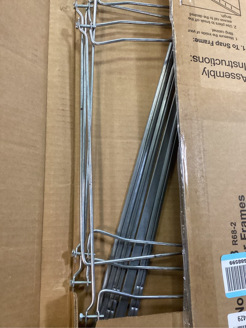Condition photo showing As Is for smead 64873 hanging folder frame  legal size  23-27  long  steel  2/pack