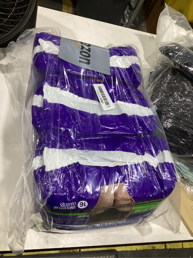 Condition photo showing New/Like New for always discreet night, reimagined adult diapers for women, extended overnight absorbency incontinence and postpartum underwear size s/m, 360 degree coverage while laying down, 48 count? small/medium 48