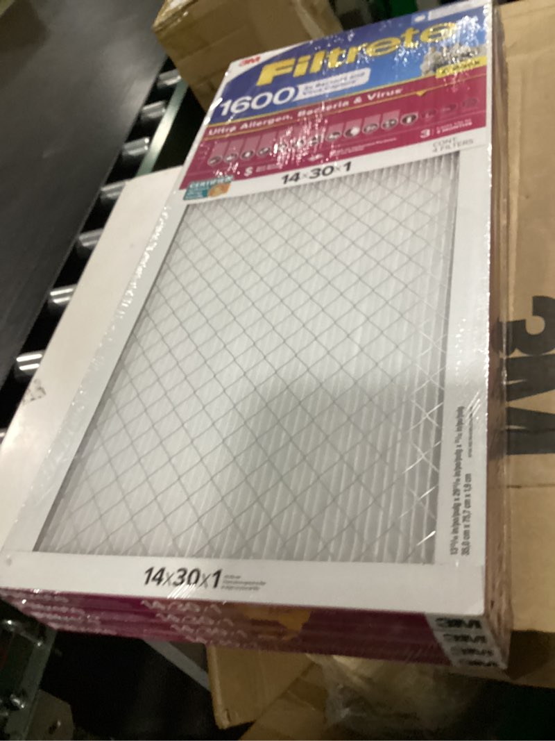 Condition photo showing New/Like New for filter king 14x30x1 air filter merv 8, ac furnace filters (6-pack)