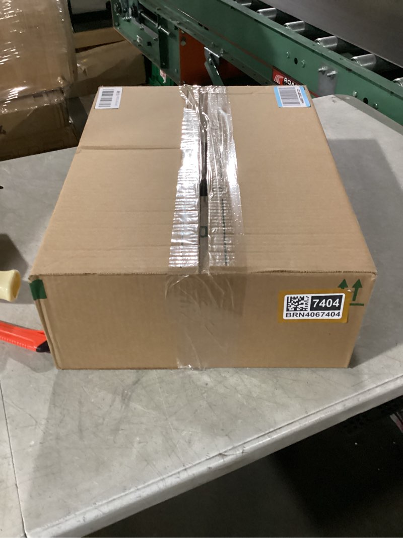 Condition photo showing Good Condition for  touch the image to zoom in                   36-inch bifold door hardware kit with track, closet door track repair tool kit, metal track kit for door use, white, boxed