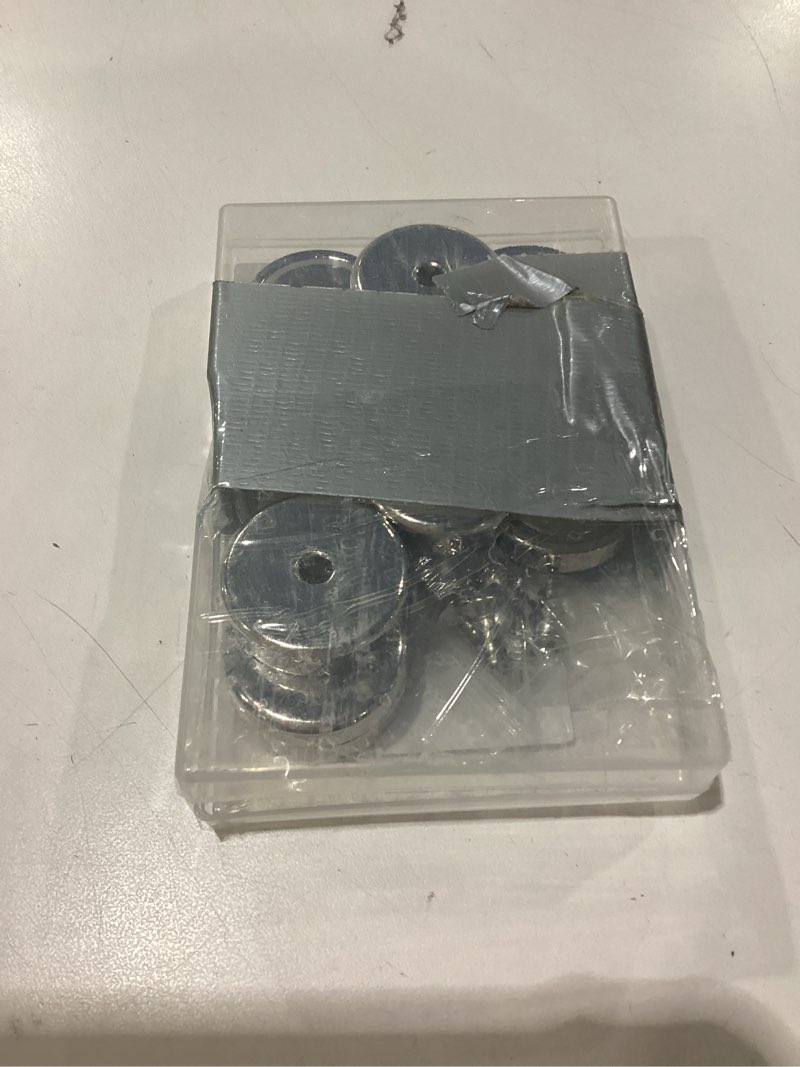 12 Pcs Strong Neodymium Round Base Cup Magnet, 95 lbs Pulling Force 1.26 "(32 mm) Large Heavy Duty R