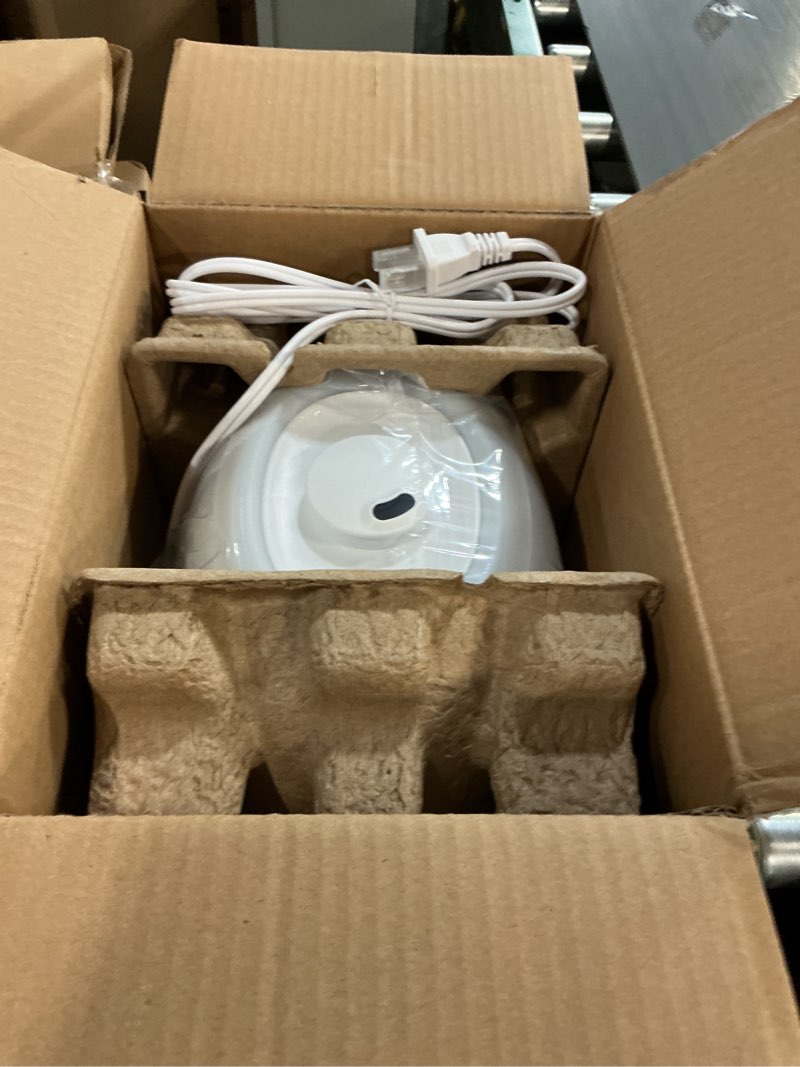 Condition photo showing Good Condition for BOXING 3L Top Fill Humidifiers for Bedroom Baby, 20dB Quiet Air Humidifier for Large Room & Indoor Plants with Optional Night Light, Cool Mist Diffuser for Home, Essential Oil Tray, BPA-Free,White,30H Blue Light