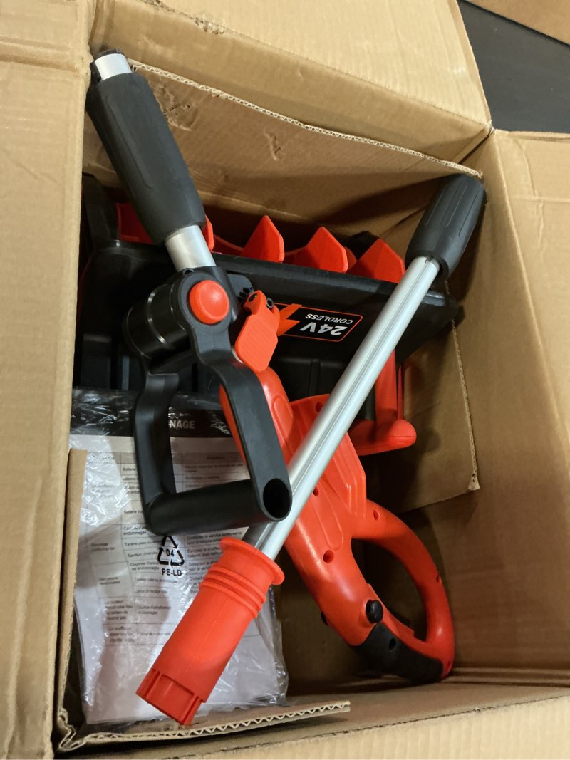 Condition photo showing Good Condition for VOLTASK Cordless Snow Shovel, 24V | 13-Inch | 4-Ah Cordless Snow Blower, Battery Snow Blower with Directional Plate & Adjustable Front Handle (4-Ah Battery & Quick Charger Included)