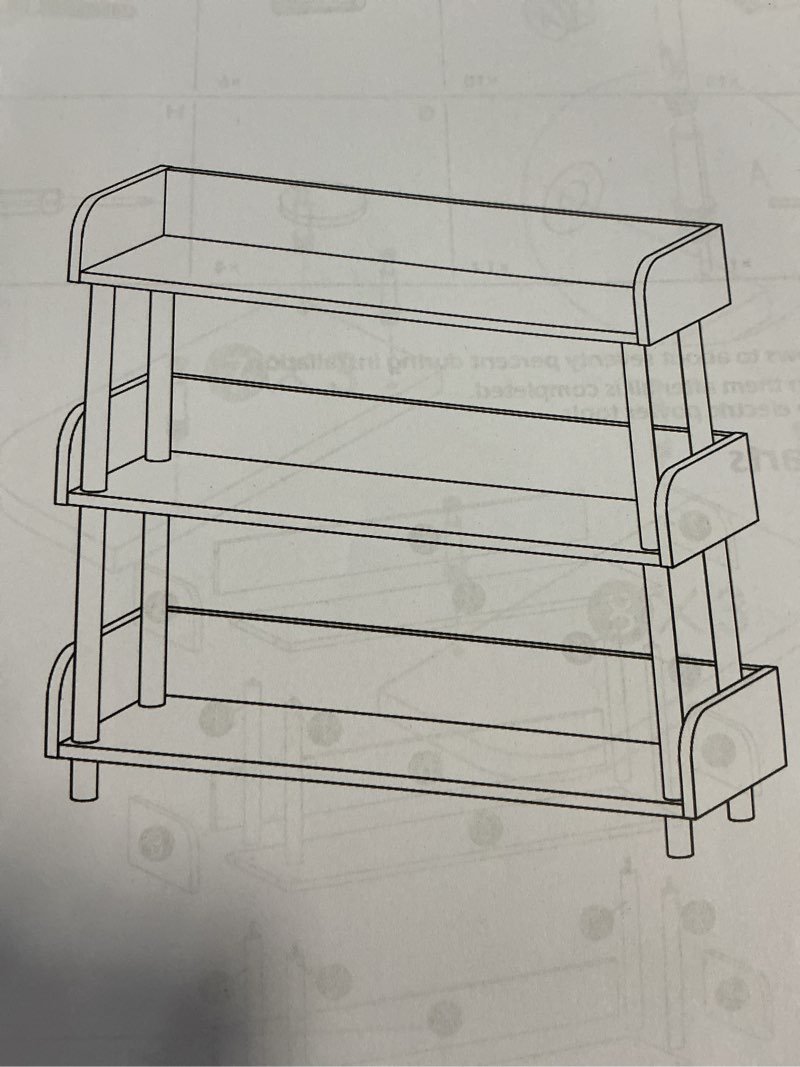 BOOKSHELF Assembly Instructions vo.3 #A008 - 3 - shelves