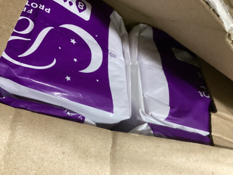 Condition photo showing Good Condition for Poise Overnight Incontinence & Postpartum Pads for Bladder Leaks, 8 Drop Extra Coverage, 96 Count, Packaging May Vary Long 96