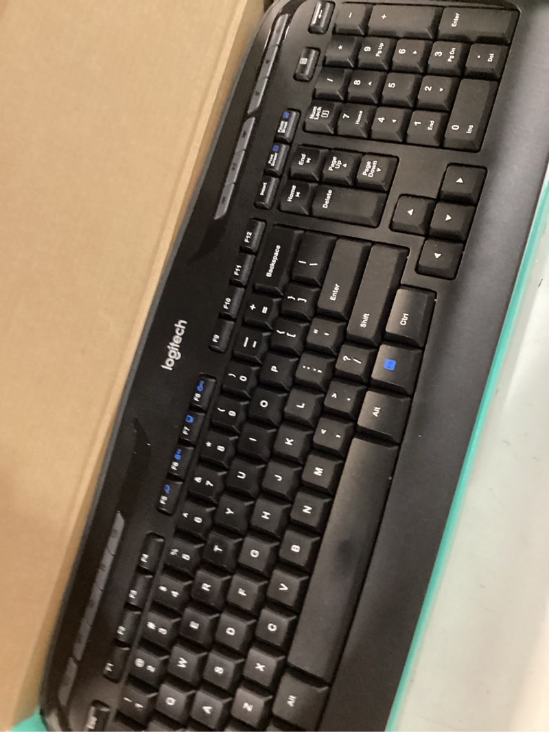 Condition photo showing Good Condition for logitech mk335 quiet wireless keyboard and mouse combo - black/silver keyboard and mouse combo wireless, ambidextrous