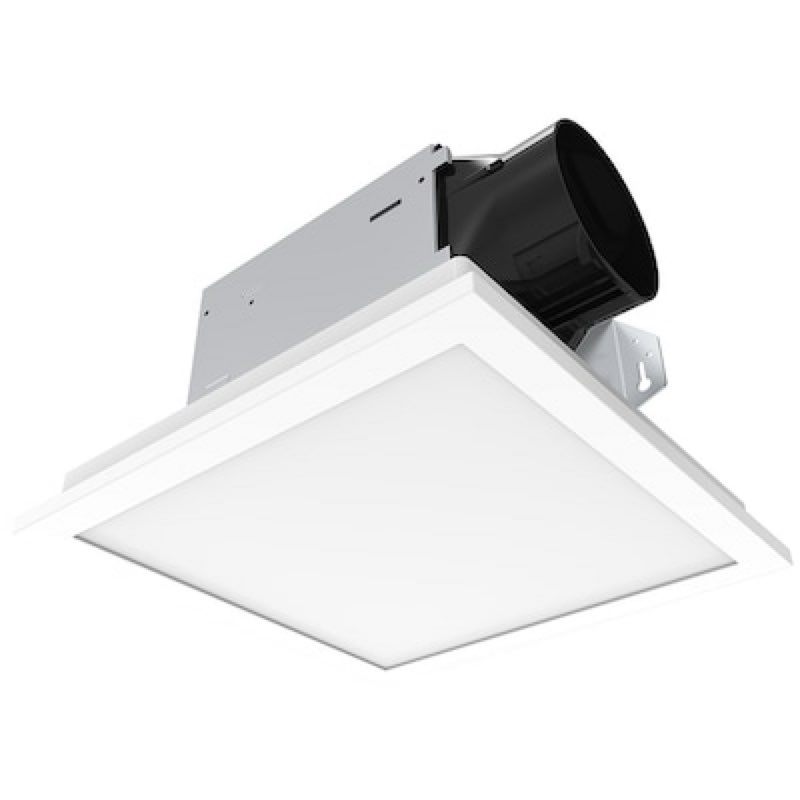 utilitech ventilation fan 1.5-sone 100-cfm white decorative lighted bathroom fan (energy star certified)