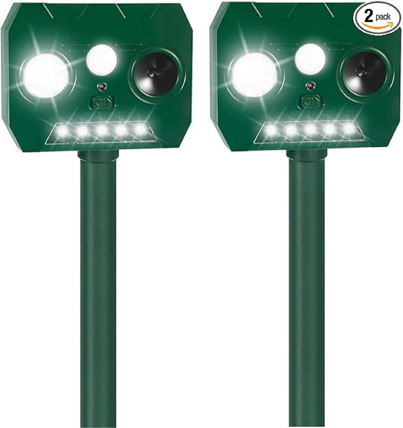 2026 sonic fortress pro deer repellent devices, racoon repellent outdoor squirrel fortress pro ip65 