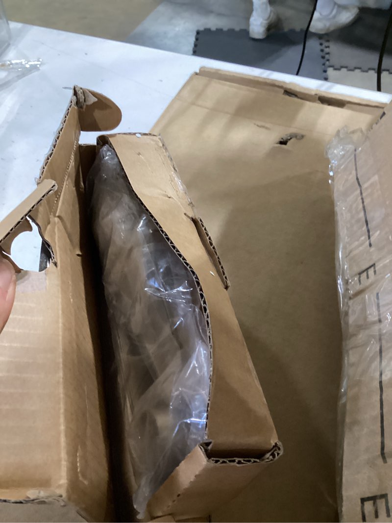 Condition photo showing Good Condition for ivilon drapery window curtain rod - end cap style design 1 inch pole. 48 to 86 inch color warm gold 48 to 86 in.
