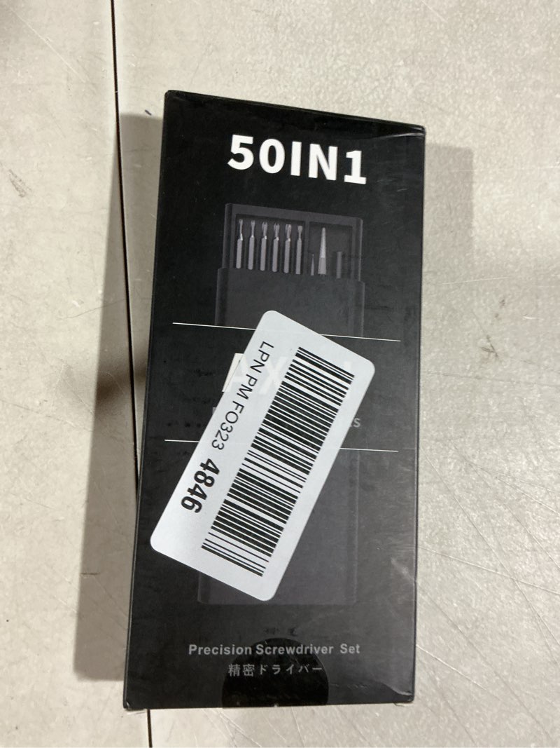 Condition photo showing New/Like New for AXTH 50-in-1 Precision Screwdriver Set, Professional Magnetic Small Repair Tool Kit for Electronic Devices, Mini Screw Driver with Flat, Philips, Torx, Hex, Pentalobe, Triwing, Triangle and More 50in1