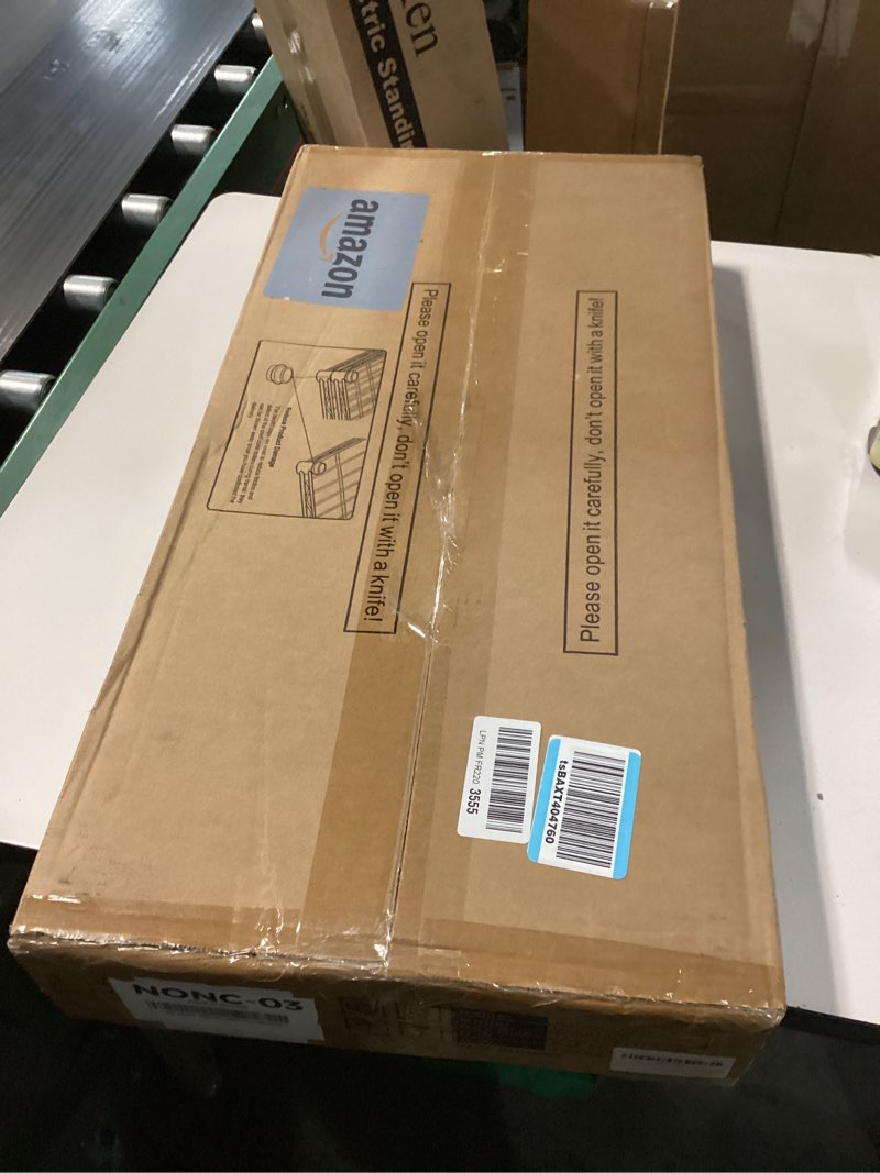 Condition photo showing New/Like New for FUTASSI P6 Medium Rolling Clothes Rack Heavy Duty, Clothing Racks for Hanging Clothes, Freestanding Garment Rack with Wheels, Portable Closet Rack Max Load 370 LBS, 30''W x 14''D x 77.6''H, Black Black P6 Medium