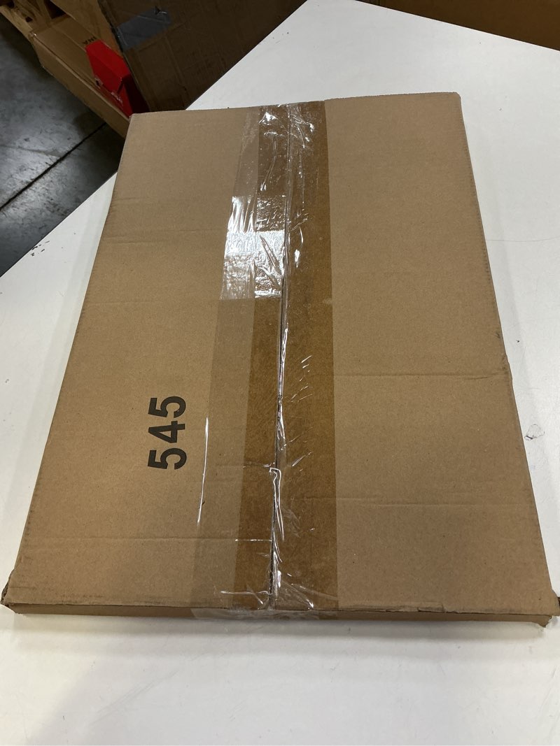 Condition photo showing New/Like New for HVAC Premium 10'' x 16'' [Duct Opening] Flat Stamped Steel Return Air Grille - Sidewall and Ceiling - HVAC Vent Duct Cover - Black [Outer Dimensions: 11.75''w X 17.75''h] 10 X 16 Black