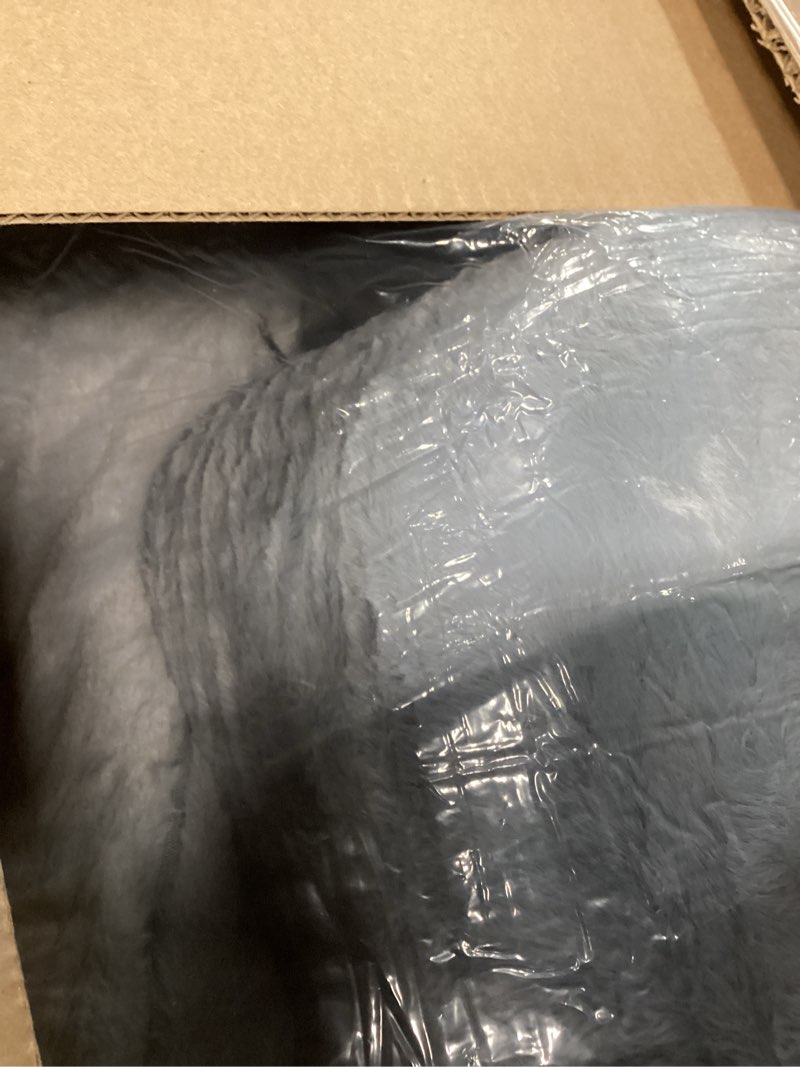 Condition photo showing Good Condition for Toddler Travel Bed, 2-in-1 Foldable Portable Toddler Bed Sofa Chair, Soft Baby Kids Travel Floor Cot with Washable Covers Safety Foam Raised Bumper for Camping Hotel Sleeping (Grey)