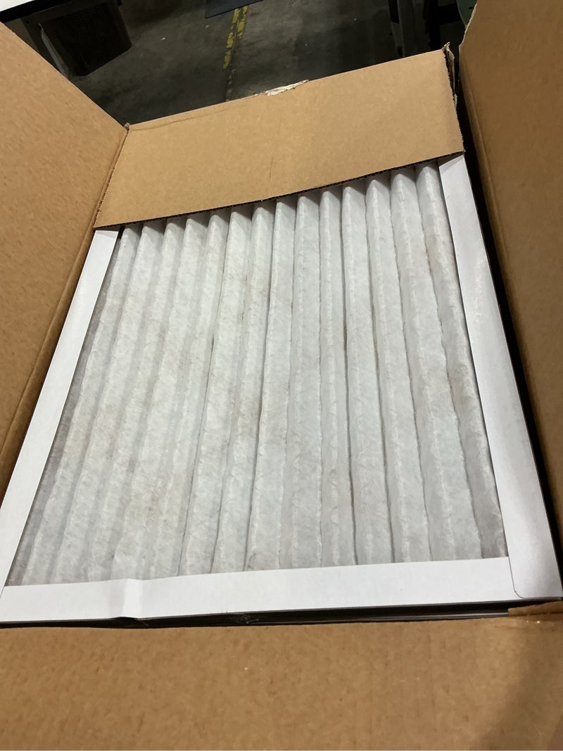 Condition photo showing New/Like New for amazon basics merv 5 ac furnace air filter, 16x25x1 inches, 6-pack (actual size: 15.75" x 24.75" x 0.75") 16x25x1 merv 5