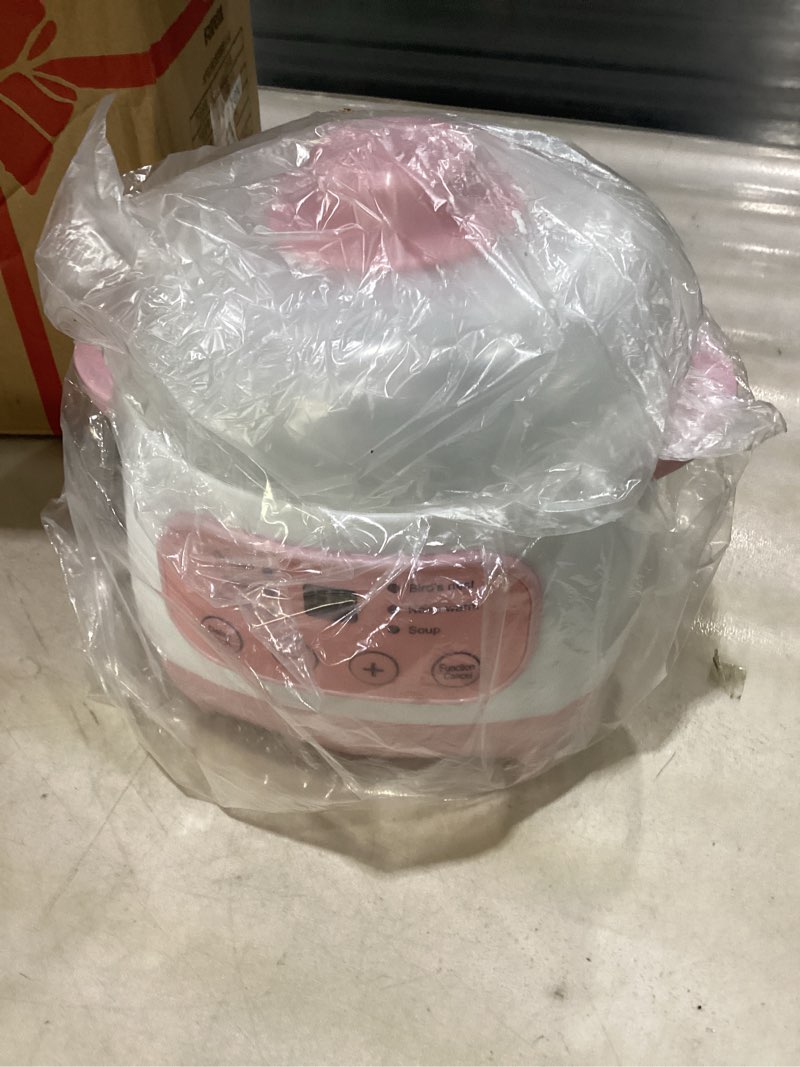 Condition photo showing Good Condition for 1l slow cooker, mini smart ceramic pot soup porridge cooker with lid, electric stew pot prevent dry burning, time appointment with 24h reservation, kitchen appliances for cooking