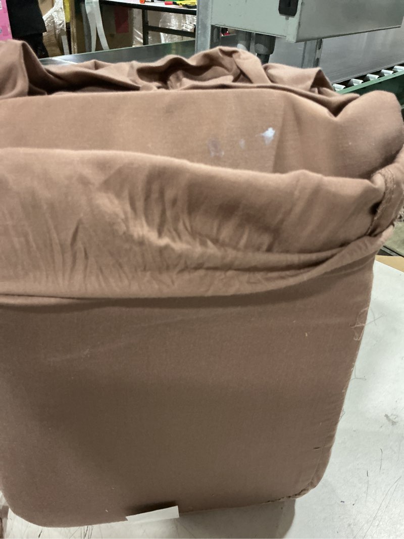 Condition photo showing As Is for allswell 4-piece soft & silky luxury 100% tencel™ sheets set, savannah taupe,queen