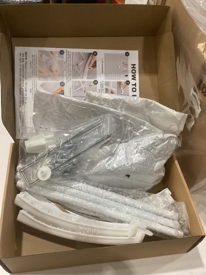 Condition photo showing New/Like New for 4 Pack 4/5/6/7 ft Christmas LED Cone Tree Lights Outdoor Decorations 24 Modes Color Changing with Timer Foldable Lighted Yard Trees Waterproof String Lights Holiday for Christmas New Year Xmas